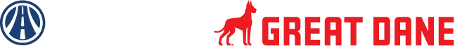 Cox Midwest Northeast Great Dane logo reverse